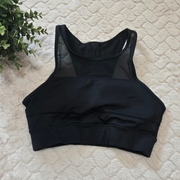 Zyia Black Active One More Rep Padded Sports Bra, Size Small - Picture 1 of 8